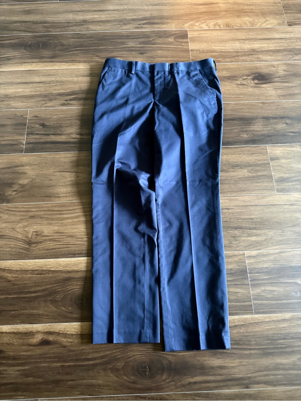 Express Men's Navy Dress Pants - Classic Tailored Style